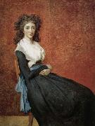 Jacques-Louis  David Special Lu generation of Nafu person portrait France oil painting artist
